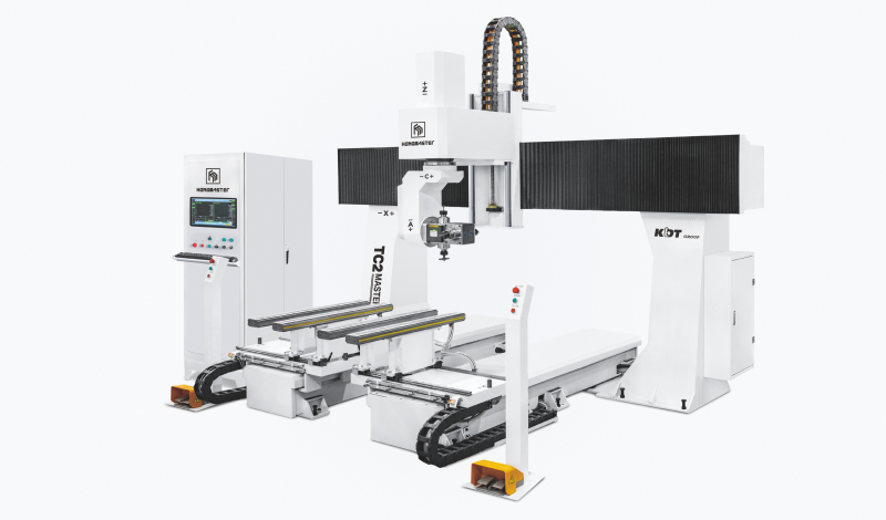 5-axis CNC machining center KDT MASTER TC2+2C